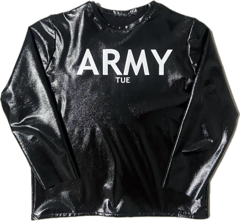 VINYL ARMY CUT TEE SHIRT